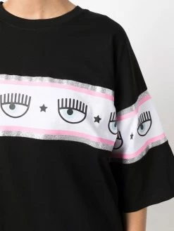 Chiara Ferragni monogram-print oversized T-shirt