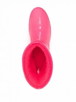 Chiara Ferragni logo-patch rubber ankle boots