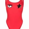 Chiara Ferragni eye-motif print swimsuit