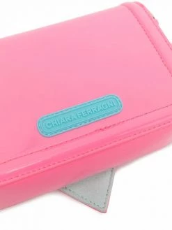 Chiara Ferragni embossed-logo faux-leather crossbody bag