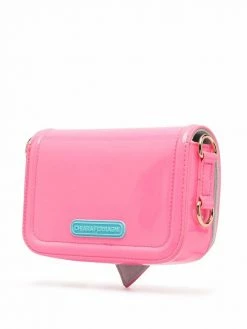 Chiara Ferragni embossed-logo faux-leather crossbody bag