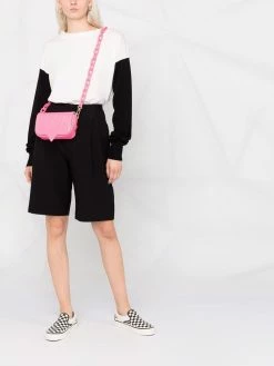 Chiara Ferragni embossed-logo faux-leather crossbody bag