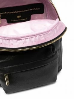 Chiara Ferragni logo patch backpack