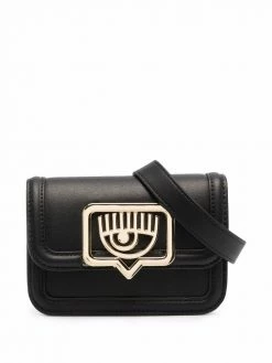 Chiara Ferragni winking-eye faux-leather belt bag