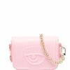 Chiara Ferragni Eyelike embossed shoulder bag