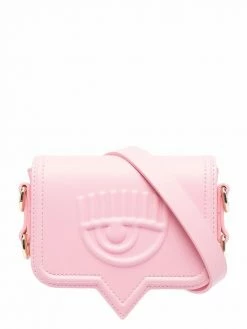 Chiara Ferragni Eyelike embossed shoulder bag
