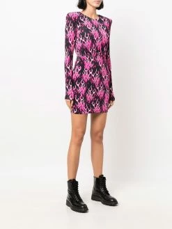 Chiara Ferragni flame-print mini dress