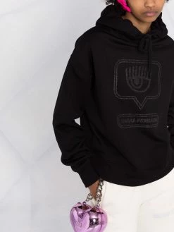 Chiara Ferragni Eyelike logo-print hoodie