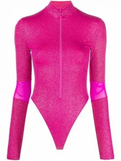 Chiara Ferragni sparkling zipped-up bodie