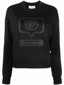 Chiara Ferragni Eyelike crew-neck sweatshirt