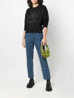 Chiara Ferragni Eyelike crew-neck sweatshirt