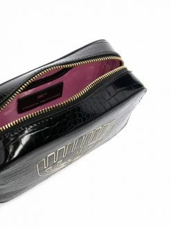 Chiara Ferragni Eyelike crocodile-embossed crossbody bag