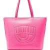 Chiara Ferragni Eyelike leather-effect tote bag