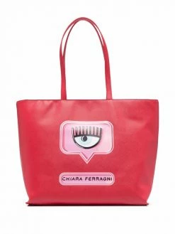 Chiara Ferragni eye logo-print shoulder bag