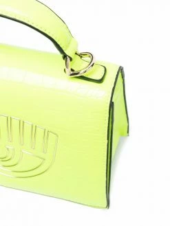 Chiara Ferragni Eyelike crocodile effect tote