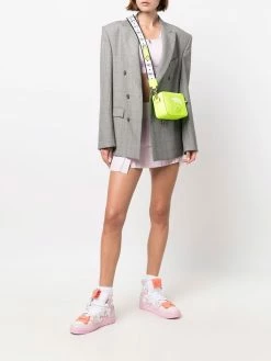 Chiara Ferragni crocodile-effect winking-eye crossbody bag