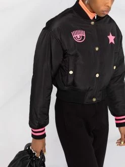 Chiara Ferragni Logomania bomber jacket