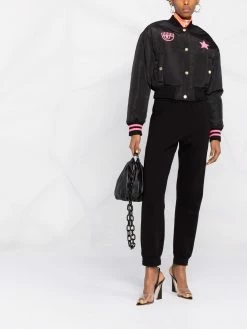 Chiara Ferragni Logomania bomber jacket