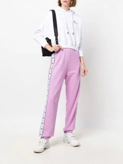 Chiara Ferragni logo-print cotton hoodie