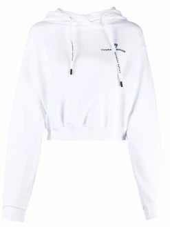 Chiara Ferragni logo-print cotton hoodie