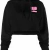 Chiara Ferragni eye-motif cropped hoodie