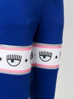 Chiara Ferragni eye-motif track pants