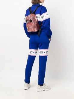 Chiara Ferragni sequinned patch detail backpack