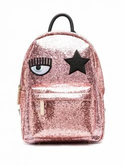 Chiara Ferragni sequinned patch detail backpack