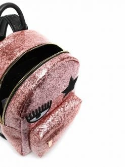 Chiara Ferragni sequinned patch detail backpack
