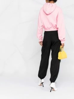 Chiara Ferragni Eyelike logo-embroidered cropped hoodie