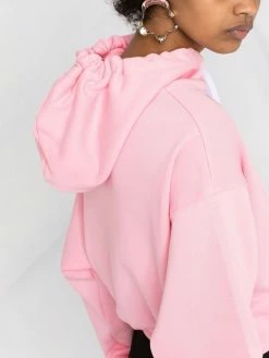 Chiara Ferragni Eyelike logo-embroidered cropped hoodie