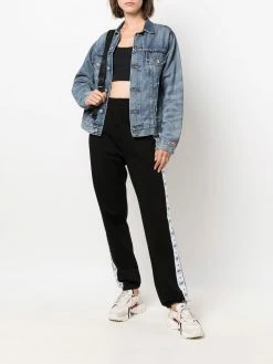 Chiara Ferragni eye-motif cotton sweatpants