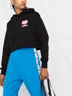 Chiara Ferragni logo-patch hoodie