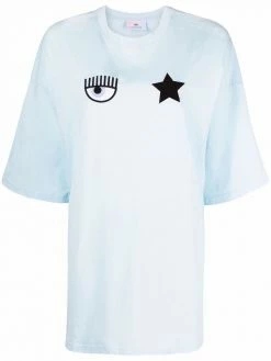 Chiara Ferragni Eye Star-print cotton T-shirt