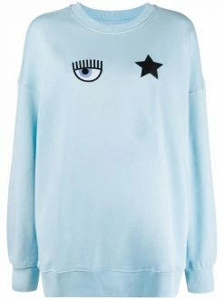 Chiara Ferragni logo-patch sweatshirt