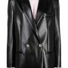 Chiara Ferragni faux leather double-breasted blazer