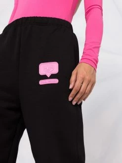 Chiara Ferragni logo-patch sweatpants