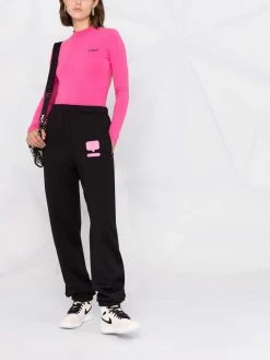 Chiara Ferragni logo-patch sweatpants