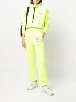 Chiara Ferragni logo-patch track pants