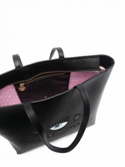 Chiara Ferragni eyelike logo shoulder bag