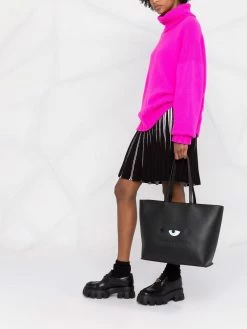 Chiara Ferragni eyelike logo shoulder bag