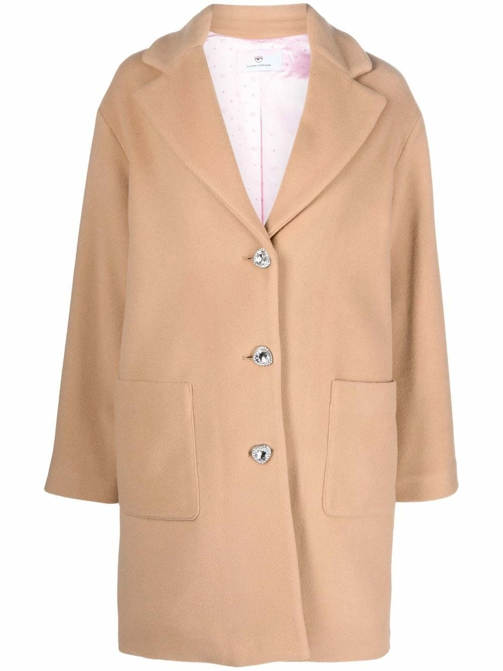 Chiara Ferragni Single breasted coat single breasted coats of women 1 Chiara Ferragni single breasted coat