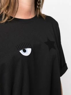 Chiara Ferragni eye star-patch T-shirt