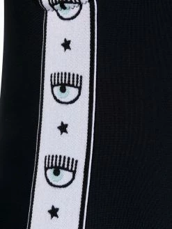 Chiara Ferragni side logo-print swimsuit