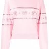 Chiara Ferragni eye-print crew neck sweatshirt