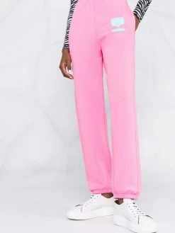 Chiara Ferragni speech bubble patch trackpants