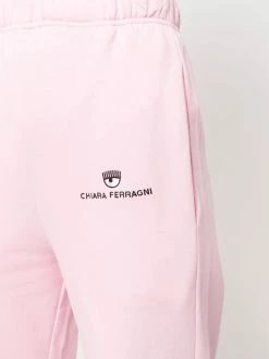 Chiara Ferragni logo-print track pants
