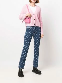 Chiara Ferragni logo-print slim-cut jeans