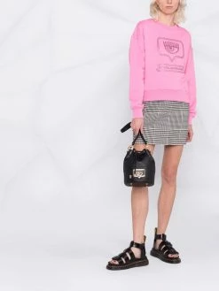 Chiara Ferragni Eyelike bucket bag