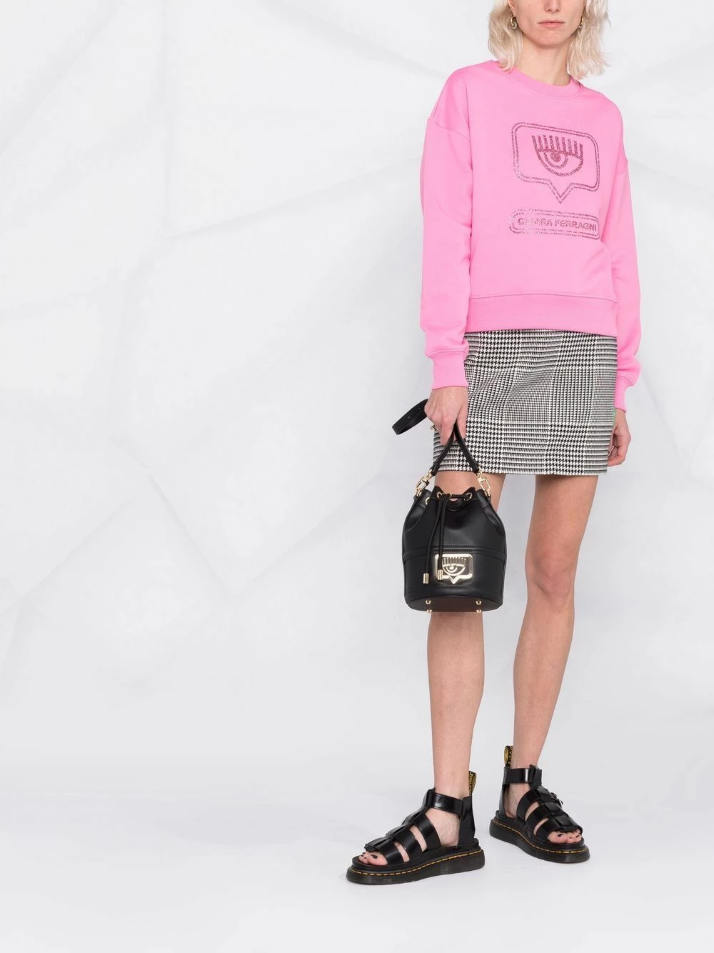 Chiara Ferragni Eyelike bucket bag bucket bags of women 2 Chiara Ferragni Eyelike bucket bag